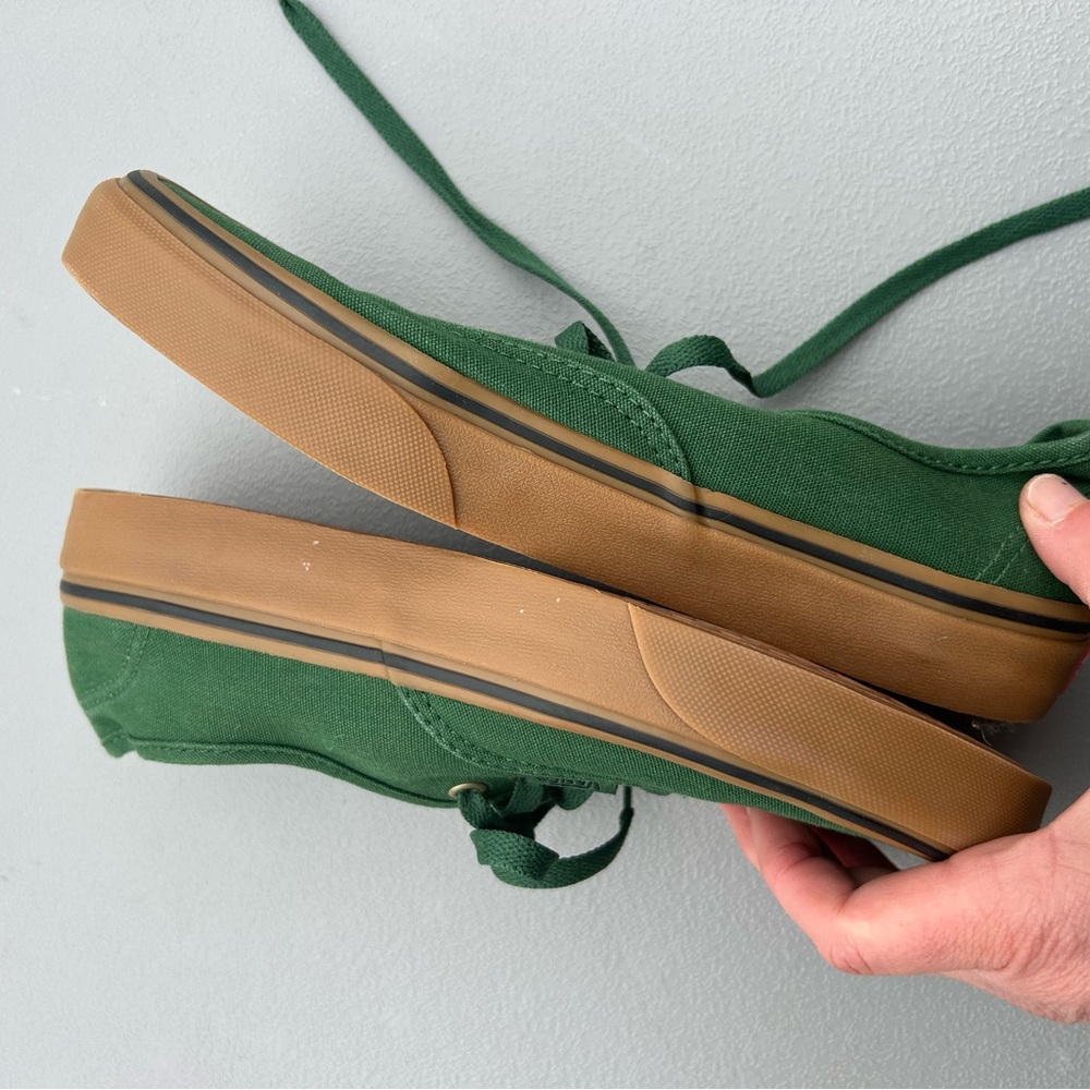 NEW Kelly green Vans Classic Green Canvas Sneakers 7.5 women’s - Picture 10 of 10